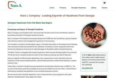 Screenshot of nutsl.ge