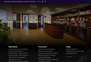 Screenshot of oakleaf.ge