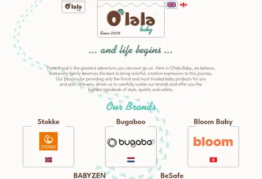 Screenshot of olala.ge