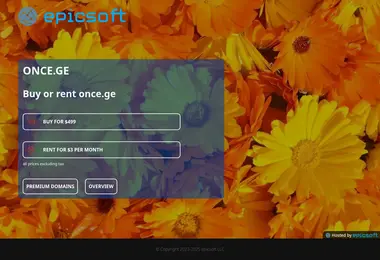 Screenshot of once.ge