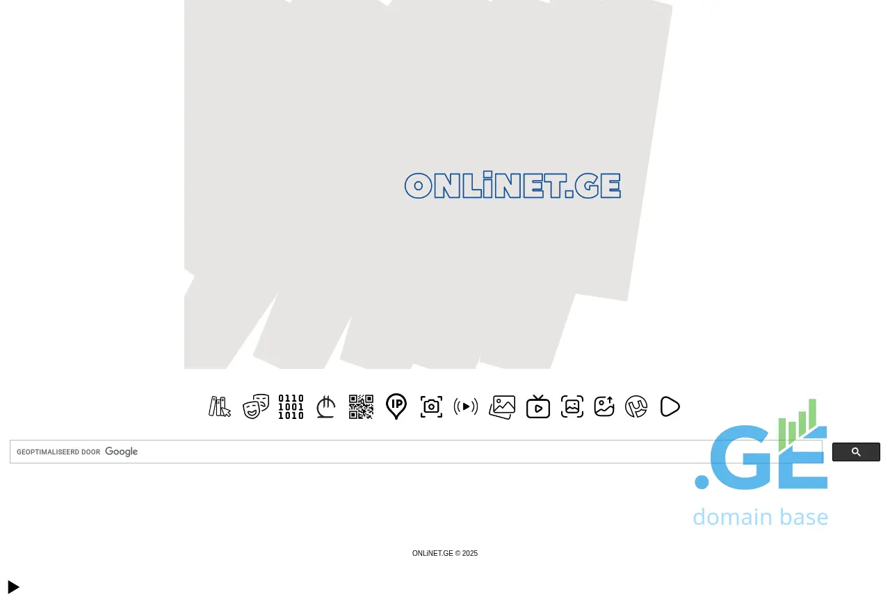 Screenshot of the site onlinet.ge