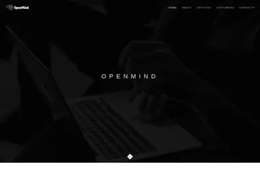 Screenshot of openmind.ge