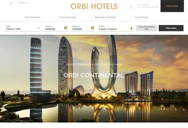 Screenshot of orbicollection.ge
