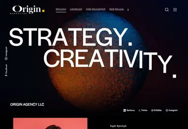 Screenshot of origin.com.ge