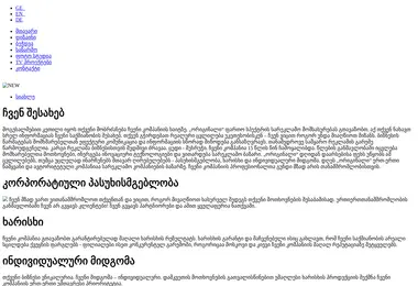 Screenshot of original.ge