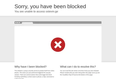 Screenshot of ostevin.ge