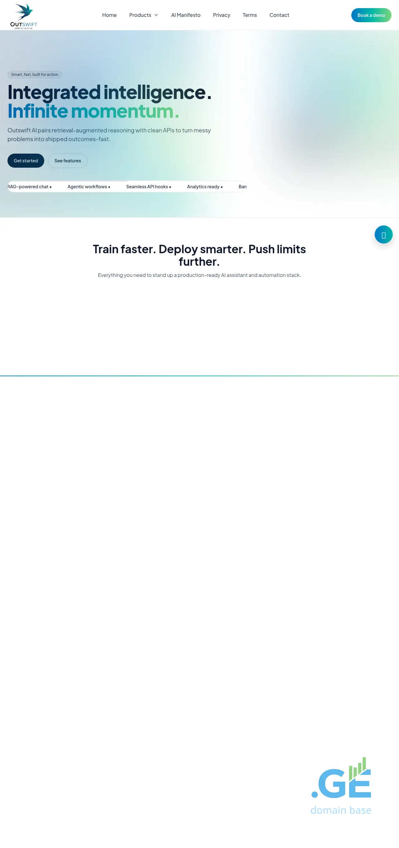 Screenshot of the site outswift.ge