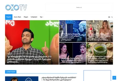 Screenshot of oxotv.ge