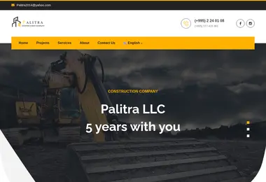 Screenshot of palitra2014.ge