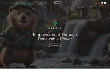 Screenshot of parvusgroup.ge