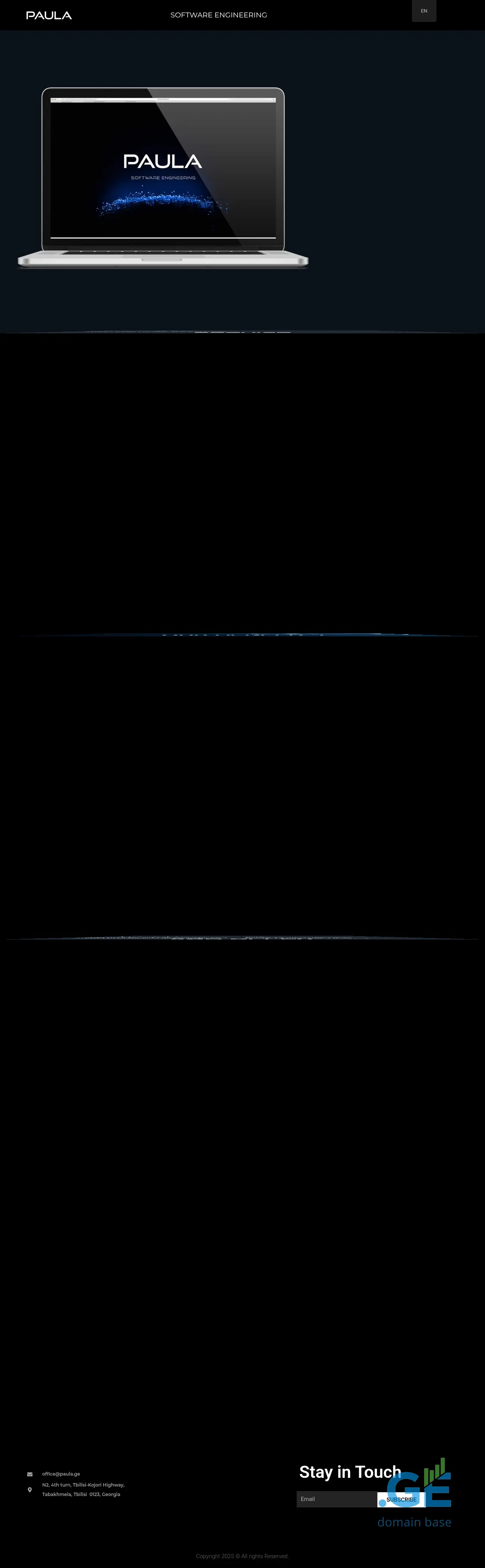 Screenshot of the site paula.ge