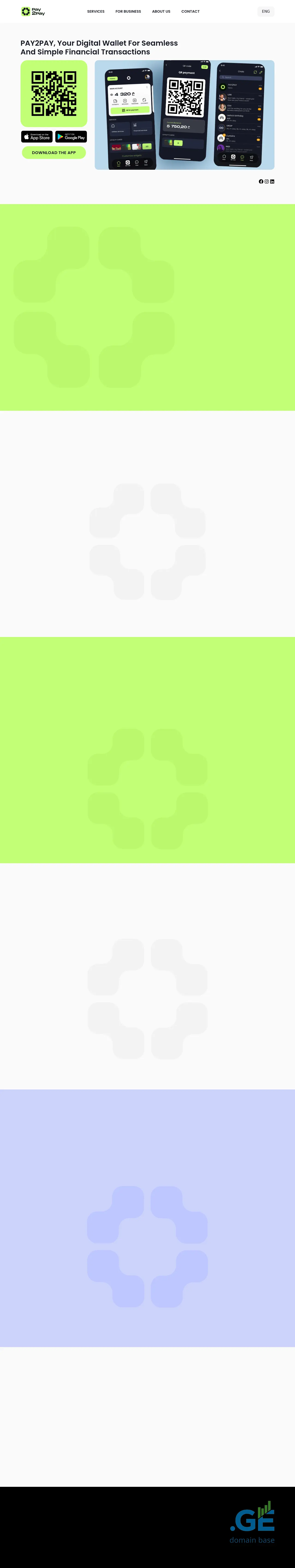 Screenshot of the site pay2pay.ge