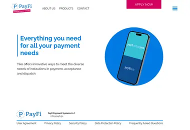 Screenshot of payfi.ge