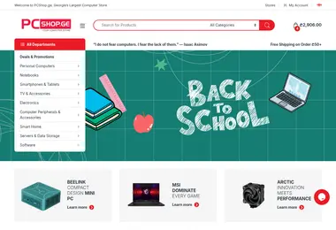 Screenshot of pcshop.ge