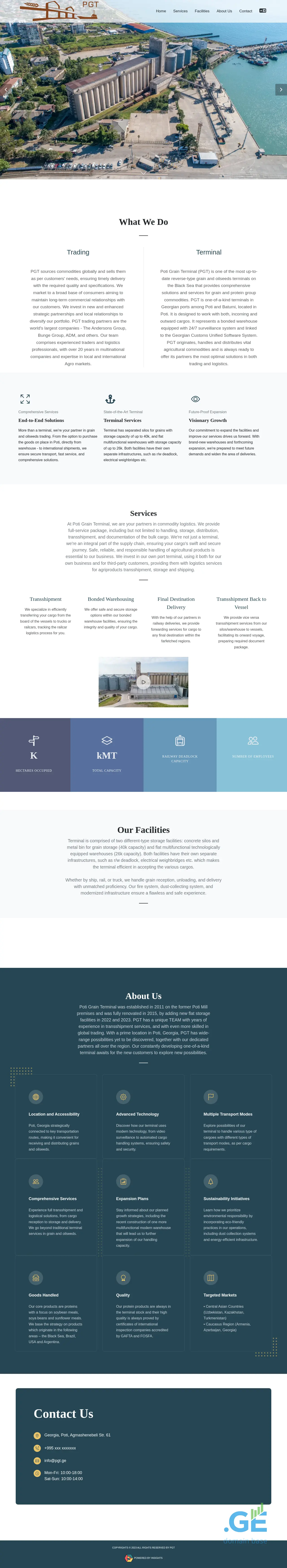 Screenshot of the site pgt.ge