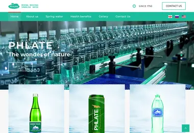 Screenshot of phlate.ge