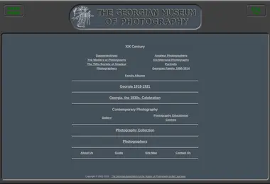 Screenshot of photomuseum.org.ge