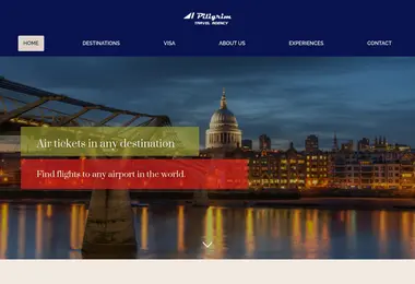 Screenshot of piligrim.ge