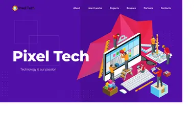 Screenshot of pixel-tech.ge