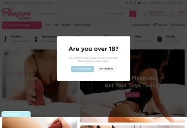 Screenshot of pleasurevibes.ge