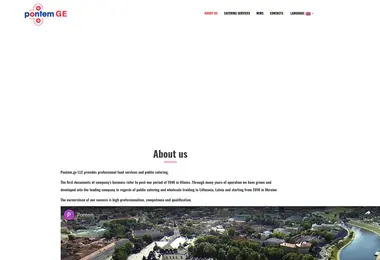 Screenshot of pontem.ge