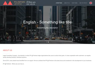 Screenshot of pppartners.ge