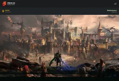 Screenshot of pred.ge