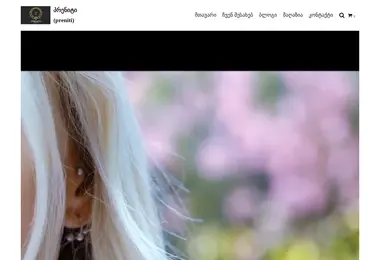 Screenshot of preniti.ge