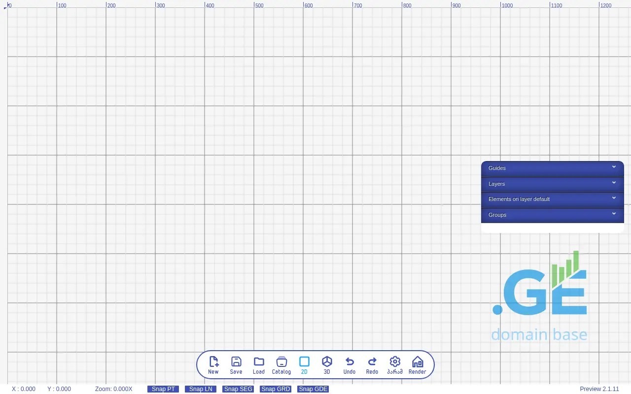 Screenshot of the site preview.ge