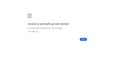 Screenshot of printcafe.ge