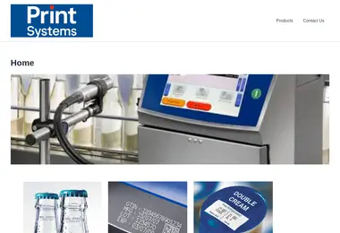 Screenshot of printsystems.ge