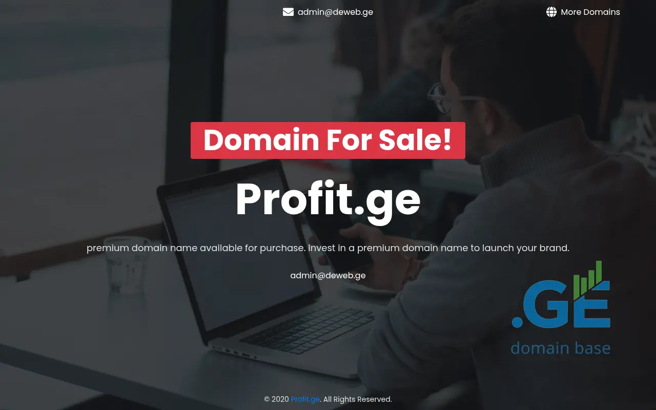 Screenshot of the site profit.ge