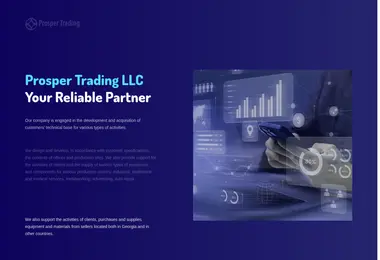 Screenshot of prospertrading.ge