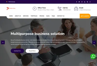 Screenshot of providersgroup.ge