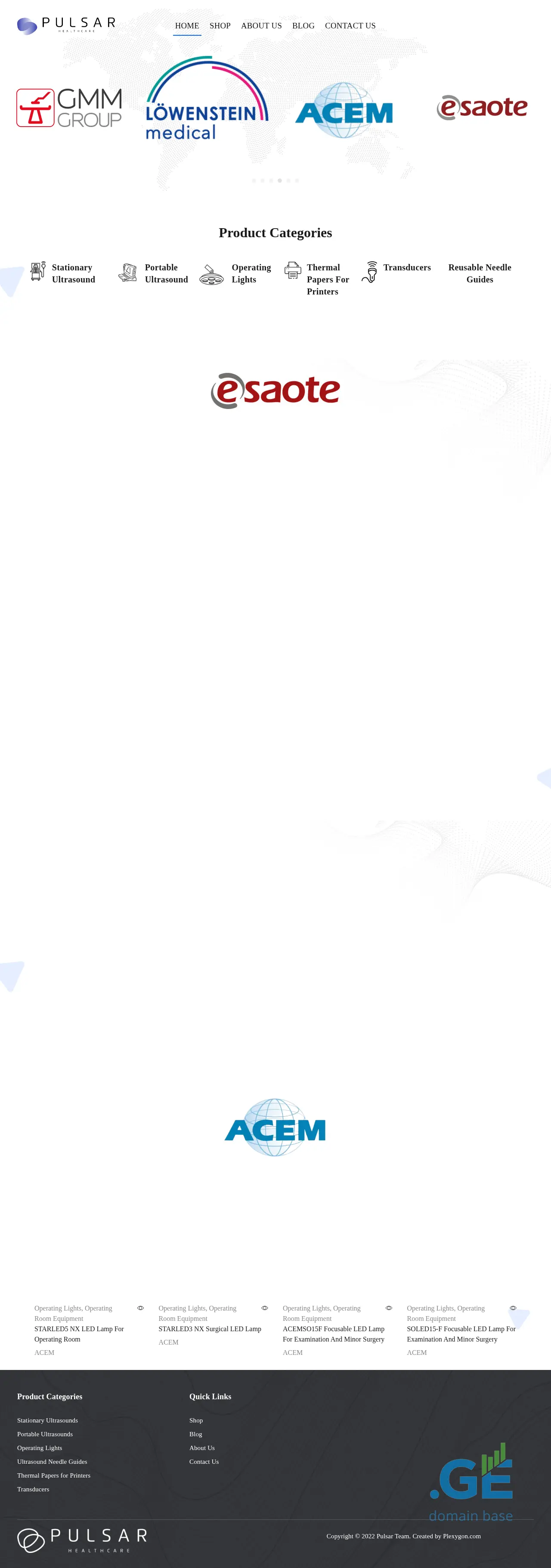 Screenshot of the site pulsar.ge