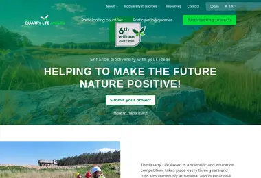 Screenshot of quarrylifeaward.ge