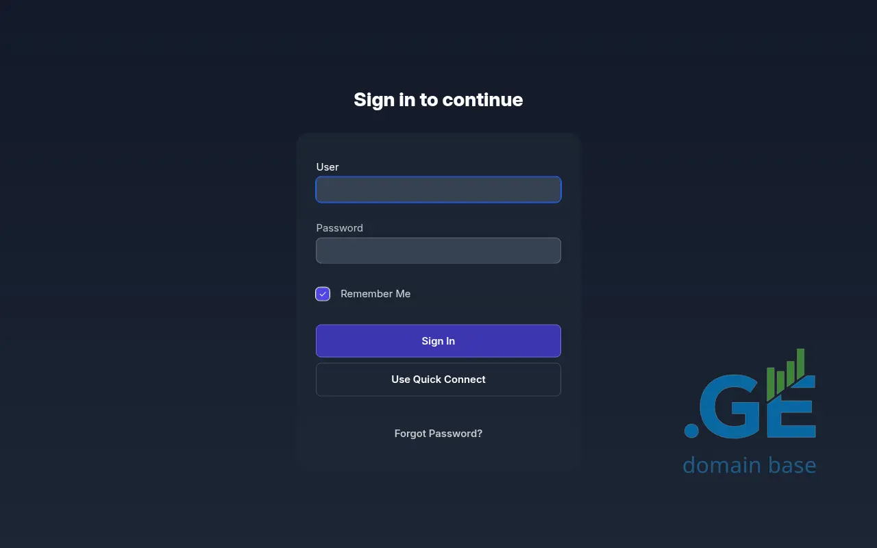 Screenshot of the site rad.ge