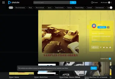 Screenshot of rap.ge