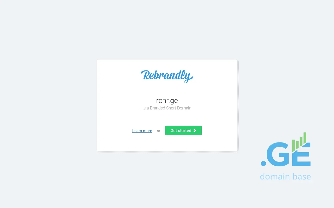 Screenshot of the site rchr.ge