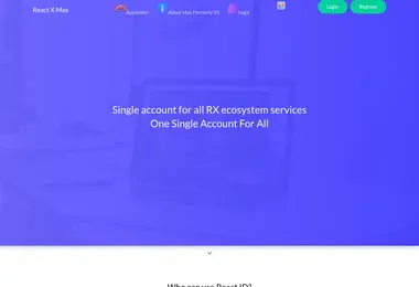 Screenshot of reactx.com.ge