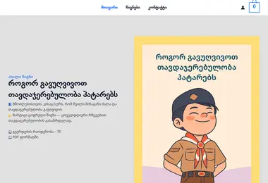 Screenshot of rebusi.ge