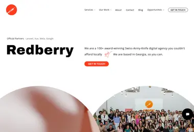 Screenshot of redberry.ge