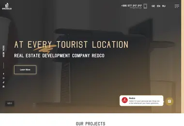 Screenshot of redco.ge