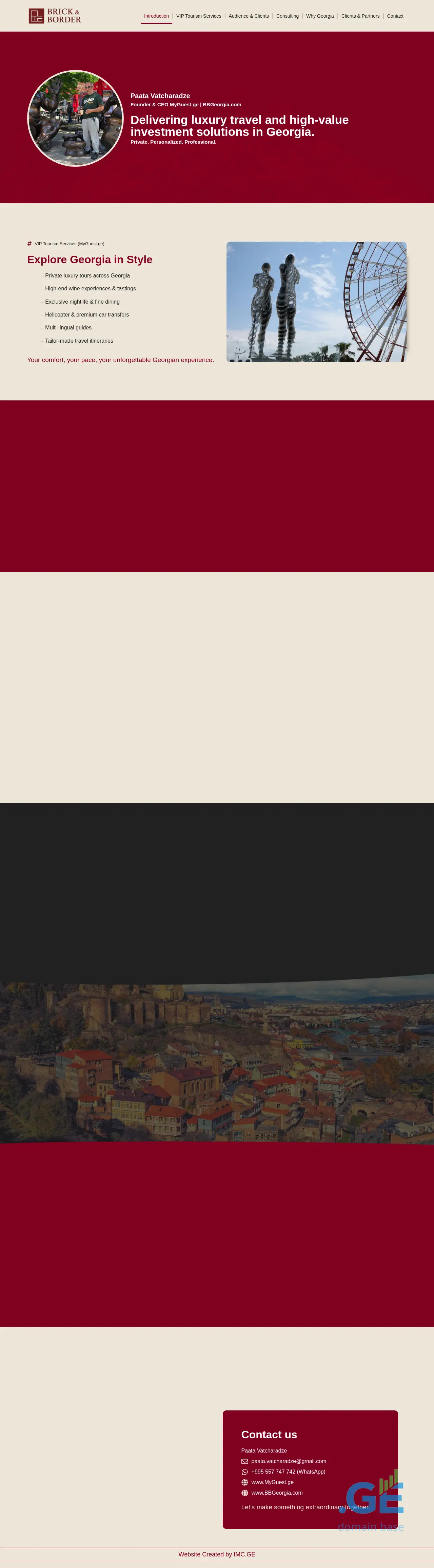Screenshot of the site redrose.ge