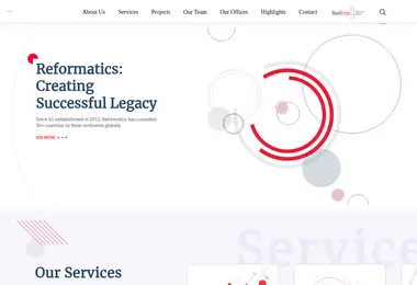 Screenshot of reformatics.ge