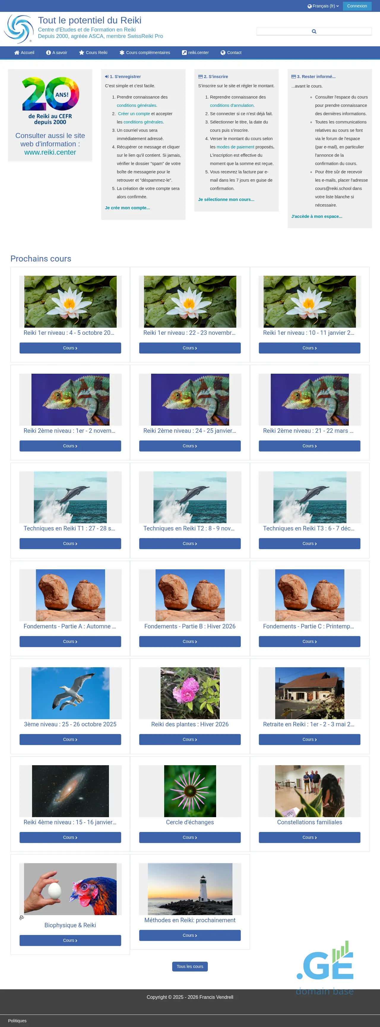 Screenshot of the site reiki.ge