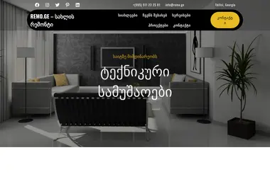 Screenshot of remo.ge
