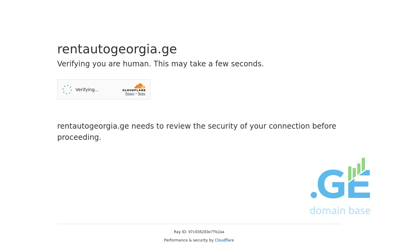 Screenshot of the site rentautogeorgia.ge