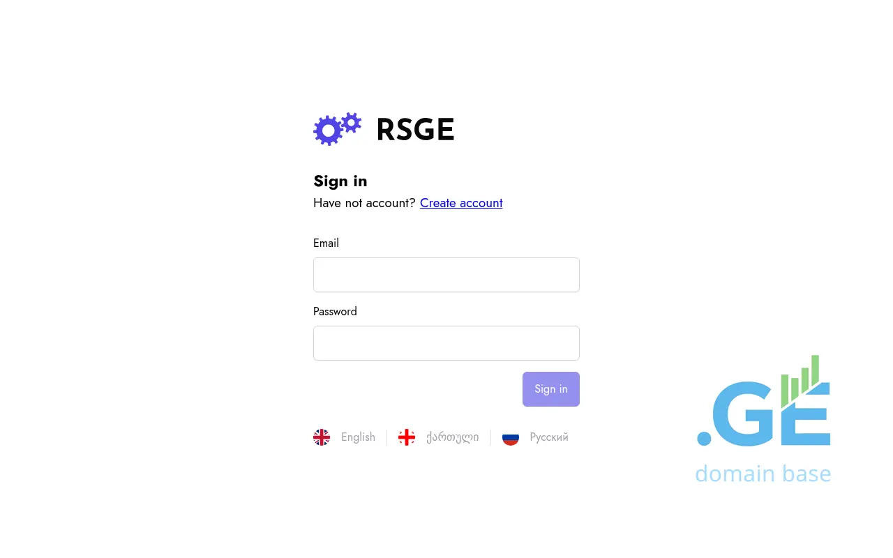 Screenshot of the site restosoft-rs.ge