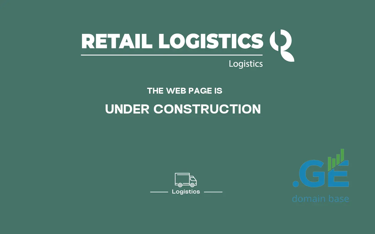 Screenshot of the site retaillogistics.ge